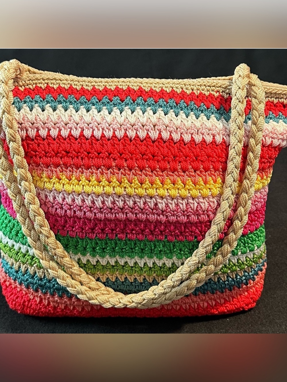 The Sak Multicolor Crochet Tote Bag - Picture 5 of 6